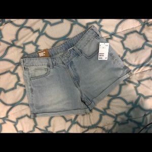 Denim shorts